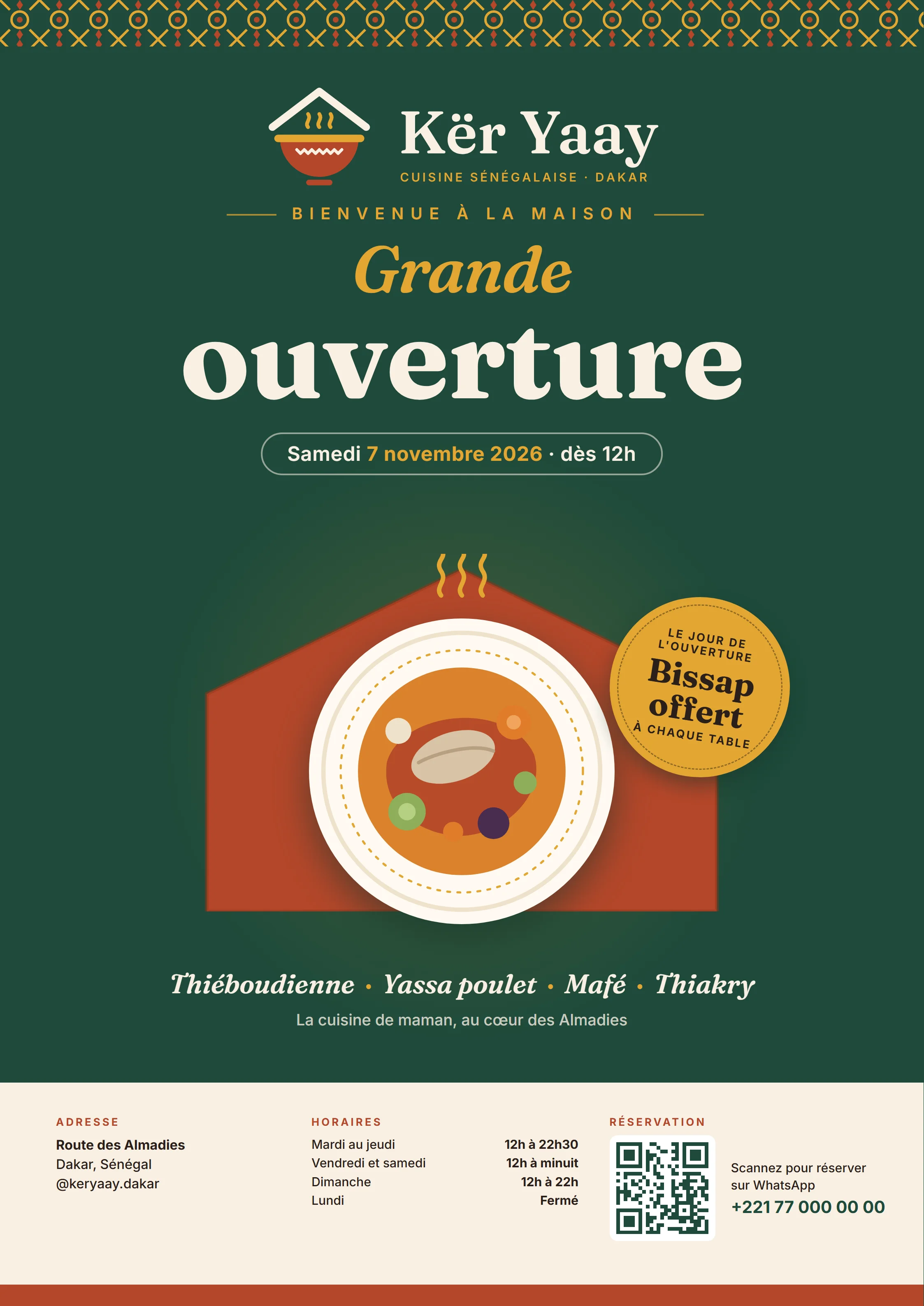 Affiche de lancement